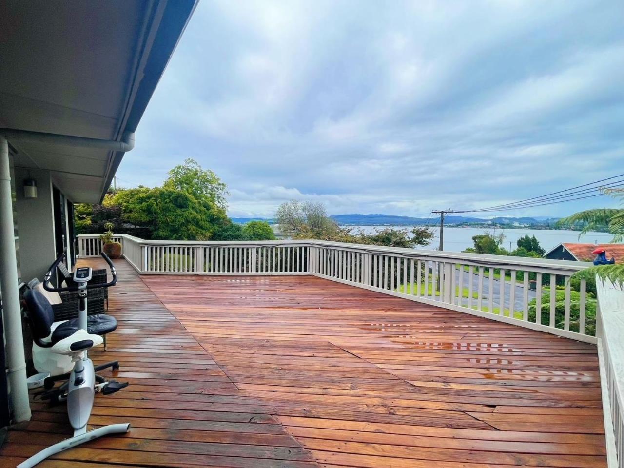 Premium Lake View Home 罗托鲁阿 外观 照片